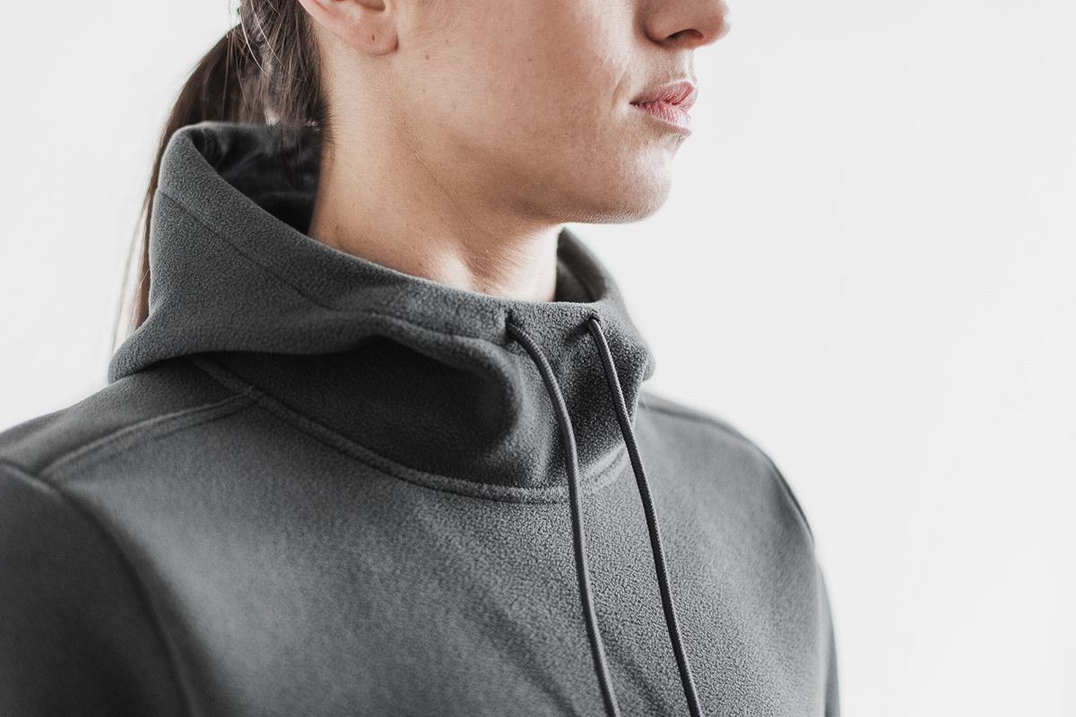 Nobull Arctic Women's Hoodie Dark Grey | Australia (GH5048)